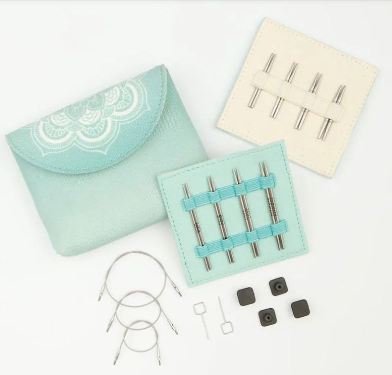 Knit Pro Mindful Petite Mini (5cm és 7,5cm) cserélhető kábeles kötőtű készlet