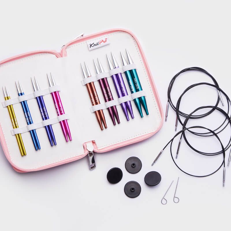 Knit Pro Zing Deluxe SIC cserélhető kábeles kötőtű készlet