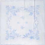 Előnyomott hímezhető terítő 90*90 A24