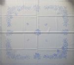 Előnyomott hímezhető terítő 90*90 A15