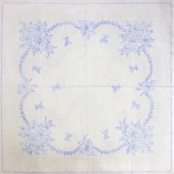 előnyomott hímezhető terítő