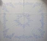 Előnyomott hímezhető terítő 90*90 A11