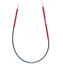 Knit Pro Zing 25cm fix kábeles aszimmetrikus körkötőtű