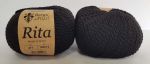 Borgo de Pazzi Rita horgolófonal, kötőfonal 277 fekete színű
