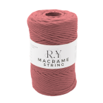Relax Macrame String 3mm - 38 - DRIED ROSE