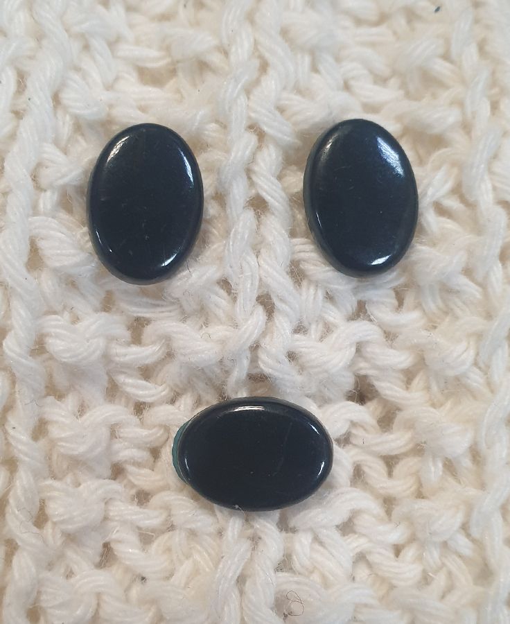 Ovális szem/orr (fekete)